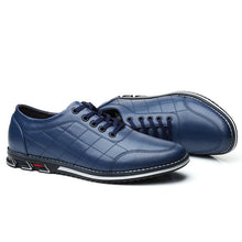 Lade das Bild in den Galerie-Viewer, draussenfeet business lederschuhe 31372 blau
