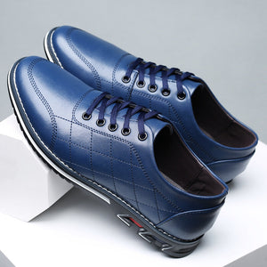 draussenfeet business lederschuhe 31372 blau