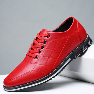 draussenfeet business lederschuhe 31372 rot