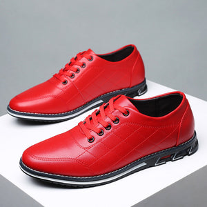 draussenfeet business lederschuhe 31372 rot