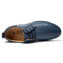 Lade das Bild in den Galerie-Viewer, draussenfeet business lederschuhe 31374 blau
