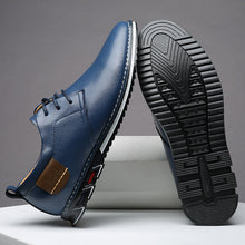 Lade das Bild in den Galerie-Viewer, draussenfeet business lederschuhe 31374 blau
