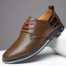 Lade das Bild in den Galerie-Viewer, draussenfeet business lederschuhe 31374 braun
