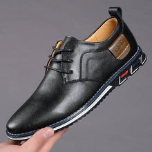 Lade das Bild in den Galerie-Viewer, draussenfeet business lederschuhe 31374 schwarz
