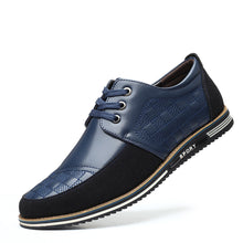 Lade das Bild in den Galerie-Viewer, draussenfeet business lederschuhe 31379 blau
