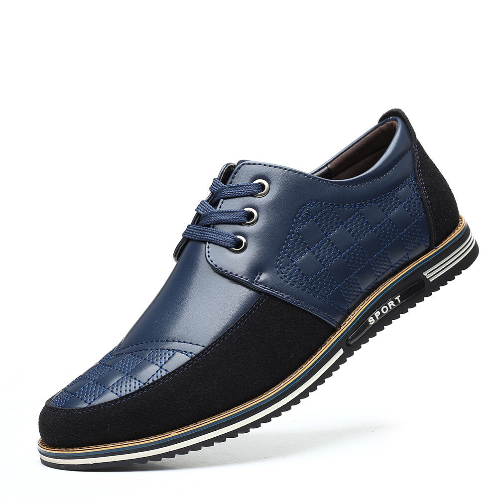 draussenfeet business lederschuhe 31379 blau