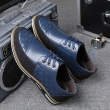 Lade das Bild in den Galerie-Viewer, draussenfeet business lederschuhe 31379 blau
