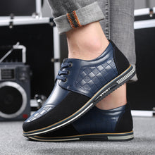 Lade das Bild in den Galerie-Viewer, draussenfeet business lederschuhe 31379 blau
