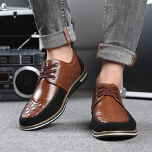Lade das Bild in den Galerie-Viewer, draussenfeet business lederschuhe 31379 braun
