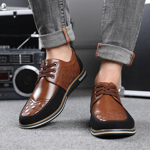 draussenfeet business lederschuhe 31379 braun