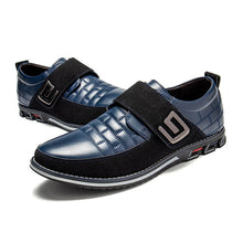 Lade das Bild in den Galerie-Viewer, draussenfeet business lederschuhe 31380 blau
