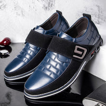 Lade das Bild in den Galerie-Viewer, draussenfeet business lederschuhe 31380 blau
