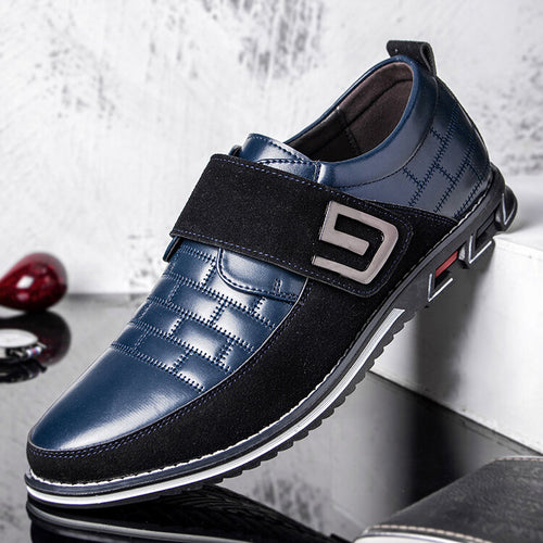 draussenfeet business lederschuhe 31380 blau