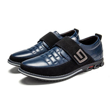 Lade das Bild in den Galerie-Viewer, draussenfeet business lederschuhe 31380 blau
