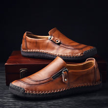 Lade das Bild in den Galerie-Viewer, draussenfeet handgefertigte lederschuhe 113983 braun
