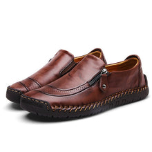 Lade das Bild in den Galerie-Viewer, draussenfeet handgefertigte lederschuhe 113983 dunkelbraun
