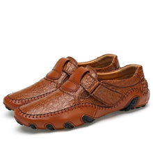Lade das Bild in den Galerie-Viewer, draussenfeet handgefertigte lederschuhe 116566 braun
