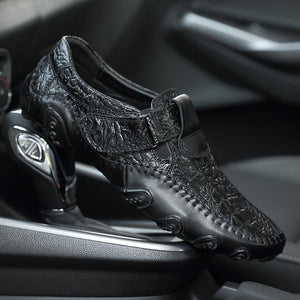 draussenfeet handgefertigte lederschuhe 116566 schwarz