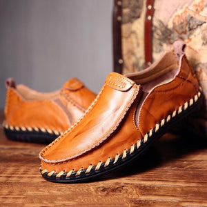 draussenfeet handgefertigte lederschuhe 136957 golden