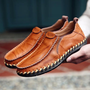 draussenfeet handgefertigte lederschuhe 136957 golden