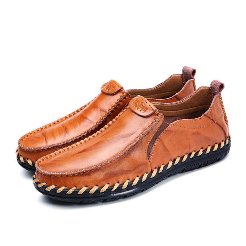 draussenfeet handgefertigte lederschuhe 136957 golden