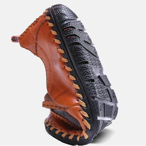 draussenfeet handgefertigte lederschuhe 136957 golden