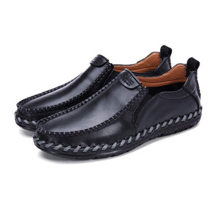 draussenfeet handgefertigte lederschuhe 136957 schwarz