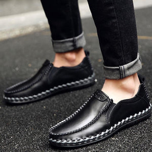 draussenfeet handgefertigte lederschuhe 136957 schwarz