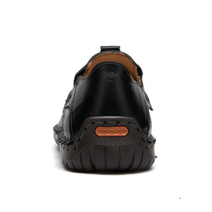 draussenfeet handgefertigte lederschuhe 140088 schwarz