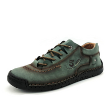 Lade das Bild in den Galerie-Viewer, draussenfeet handgefertigte lederschuhe 140953 grun
