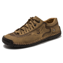 Lade das Bild in den Galerie-Viewer, draussenfeet handgefertigte lederschuhe 140953 khaki
