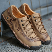 Lade das Bild in den Galerie-Viewer, draussenfeet handgefertigte lederschuhe 140953 khaki
