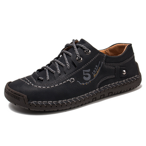 draussenfeet handgefertigte lederschuhe 140953 schwarz