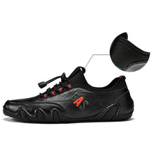 Lade das Bild in den Galerie-Viewer, draussenfeet handgefertigte lederschuhe 142612 schwarz
