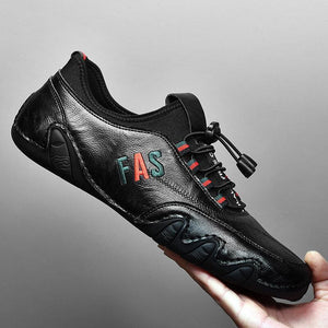 draussenfeet handgefertigte lederschuhe 142612 schwarz
