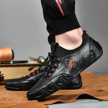 Lade das Bild in den Galerie-Viewer, draussenfeet handgefertigte lederschuhe 142612 schwarz
