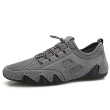 Lade das Bild in den Galerie-Viewer, draussenfeet handgefertigte lederschuhe 149348 grau
