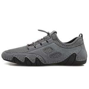 draussenfeet handgefertigte lederschuhe 149348 grau