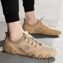 Lade das Bild in den Galerie-Viewer, draussenfeet handgefertigte lederschuhe 149348 khaki
