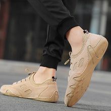Lade das Bild in den Galerie-Viewer, draussenfeet handgefertigte lederschuhe 149348 khaki
