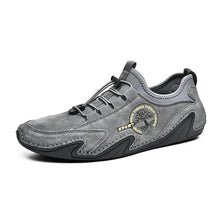 Lade das Bild in den Galerie-Viewer, draussenfeet handgefertigte lederschuhe 31132 grau
