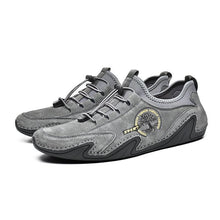 Lade das Bild in den Galerie-Viewer, draussenfeet handgefertigte lederschuhe 31132 grau

