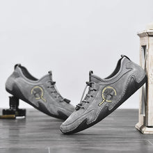 Lade das Bild in den Galerie-Viewer, draussenfeet handgefertigte lederschuhe 31132 grau

