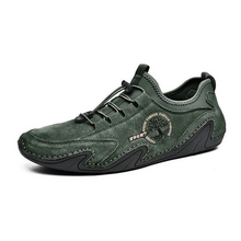 Lade das Bild in den Galerie-Viewer, draussenfeet handgefertigte lederschuhe 31132 grun
