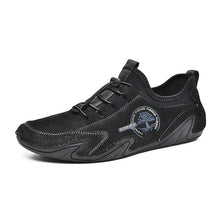 Lade das Bild in den Galerie-Viewer, draussenfeet handgefertigte lederschuhe 31132 schwarz

