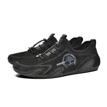 Lade das Bild in den Galerie-Viewer, draussenfeet handgefertigte lederschuhe 31132 schwarz
