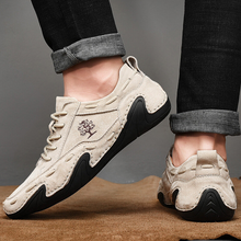 Lade das Bild in den Galerie-Viewer, draussenfeet handgefertigte lederschuhe 31220 beige
