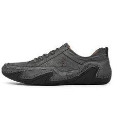 Lade das Bild in den Galerie-Viewer, draussenfeet handgefertigte lederschuhe 31220 grau
