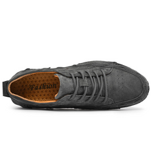 Lade das Bild in den Galerie-Viewer, draussenfeet handgefertigte lederschuhe 31220 grau
