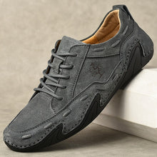 Lade das Bild in den Galerie-Viewer, draussenfeet handgefertigte lederschuhe 31220 grau

